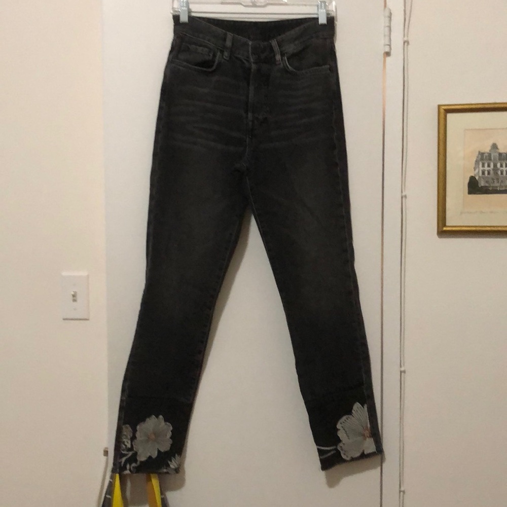Embroidered jeans